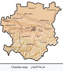 خرائط القوقاز والشيشان_3