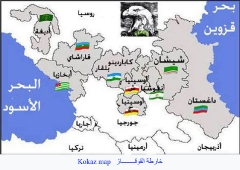 خرائط القوقاز والشيشان